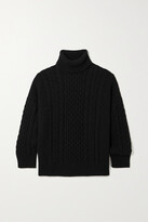 Thumbnail for your product : &Daughter + Net Sustain Annis Cable-knit Wool Turtleneck Sweater