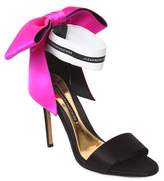 Thumbnail for your product : Alexandre Vauthier 100mm Satin Sandals W/ Bow