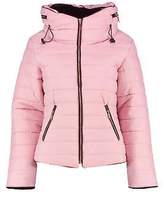 Thumbnail for your product : boohoo NEW Womens Quilted Jacket in Pink size L