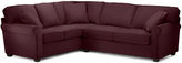 Thumbnail for your product : Asstd National Brand Fabric Possibilities Roll-Arm 2-pc. Right-Arm Sleeper Sofa Sectional