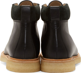 Thumbnail for your product : A.P.C. Black Leather Alaska Boots