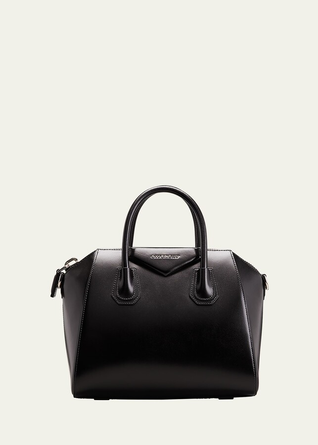 Givenchy Black Grained Patent Leather Backpack, $1,990, SSENSE