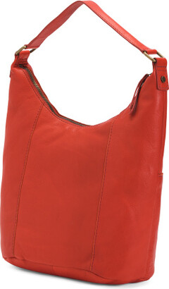 American Leather Co. Carrie Leather Front Pocket Hobo