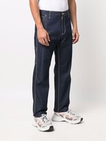 Thumbnail for your product : Carhartt Work In Progress Logo-Patch Straight-Leg Jeans