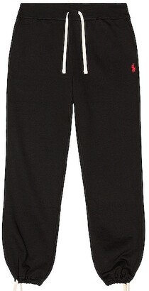 Polo Ralph Lauren Fleece Pant Relaxed in Black - ShopStyle