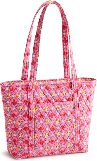 Vera Bradley VeraBradleyWomen'sOutletDisneyCottonSmallVeraToteBagAriel'sPinkLagoonDitsy