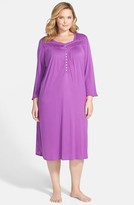 Thumbnail for your product : Eileen West 'African Violet' Waltz Gown (Plus Size)