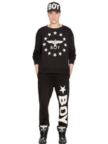 Thumbnail for your product : Boy London Boy Stars Cotton Fleece Sweatshirt