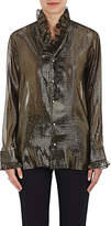 Thumbnail for your product : BLINDNESS Women's Embellished Silk-Blend Blouse