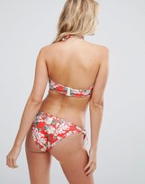 Thumbnail for your product : Peek & Beau Scallop Floral Bustier Bikini Top B-F