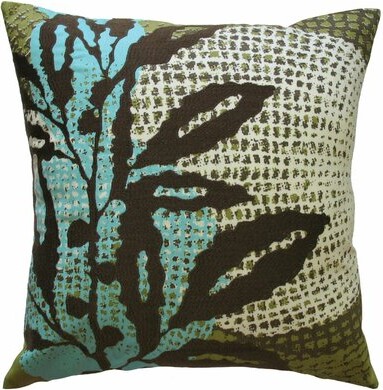 Koko Company Ecco Embroidered Cotton Throw Pillow - ShopStyle