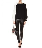 Thumbnail for your product : The Row Notterly leather leggings