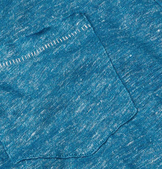 Rag & Bone Owen Slub Linen-Jersey T-Shirt - Men - Blue