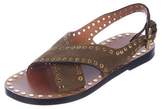 Thumbnail for your product : Isabel Marant Suede Grommet-Accented Sandals