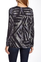 Thumbnail for your product : Weston Wear Stephie Print V-Neck Blouse