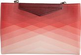 Thumbnail for your product : Fendi Colorblocked Pochette-Red