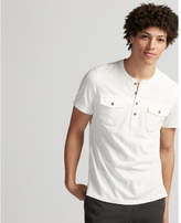 Thumbnail for your product : Express military short sleeve henley