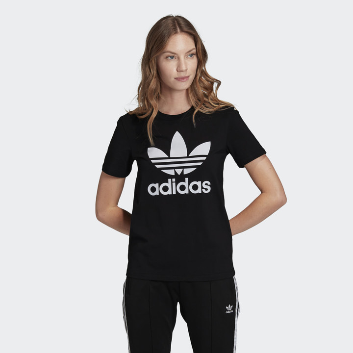 white adidas tee womens