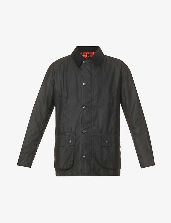 Barbour Ashby corduroytrimmed waxed cotton jacket ShopStyle