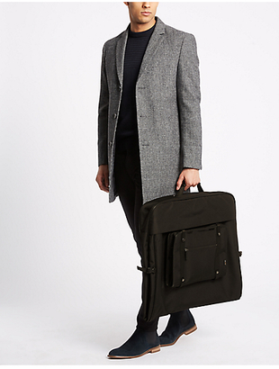 M&S Collection Scuff Resistant Cordura® Structured Suit Carrier