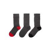 Thumbnail for your product : Pringle Men's 3 Pack Dot and Wide Stripe Sock