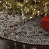 Thumbnail for your product : Beekman 1802 Heirloom Holiday Chunky Knit Tree Skirt in Grey