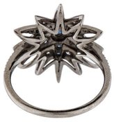 Thumbnail for your product : Ring 14K Diamond & Sapphire Starburst