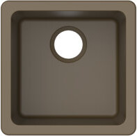 Winpro Granite Quartz 17" L x 17" W Dual Mount Kitchen Sink