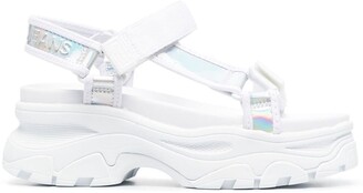 Tommy Jeans Hybrid iridescent sandals