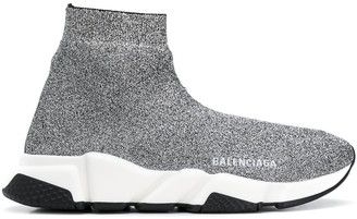 silver balenciaga trainers