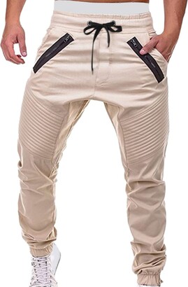 Meggsnle Dungarees Men's Work Trousers Running Trousers Cotton Wide Modern  Jogging Bottoms Cotton Men Long Training Trousers Jogging Trousers Fitness  Trousers Men's Work Trousers Men Trousers - ShopStyle