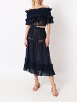 Thumbnail for your product : Nk Clare tulle midi skirt