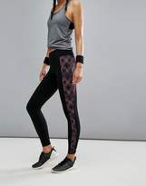 Thumbnail for your product : 2XU Pink Printed Panel Compression Leggings