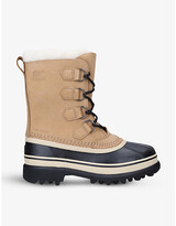 Thumbnail for your product : Sorel Caribou fleece-trim leather snow boots