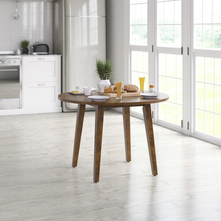 Twin Star Home Traditional Round Dining Table