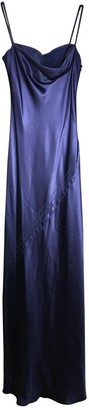 Amanda Wakeley Blue Silk Dress for Women