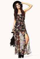 Thumbnail for your product : Forever 21 Floral M-Slit Maxi Dress