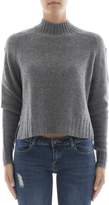 Thumbnail for your product : 360 Sweater Grey Cachemire Turtleneck