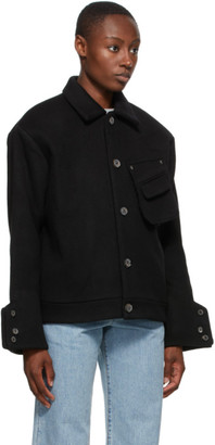 Ader Error Black Wool Menard Jacket