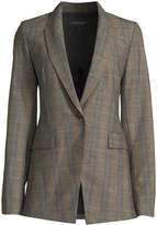 Thumbnail for your product : Lafayette 148 New York Plus Size Heather One-Button Eloquent Plaid Jacket