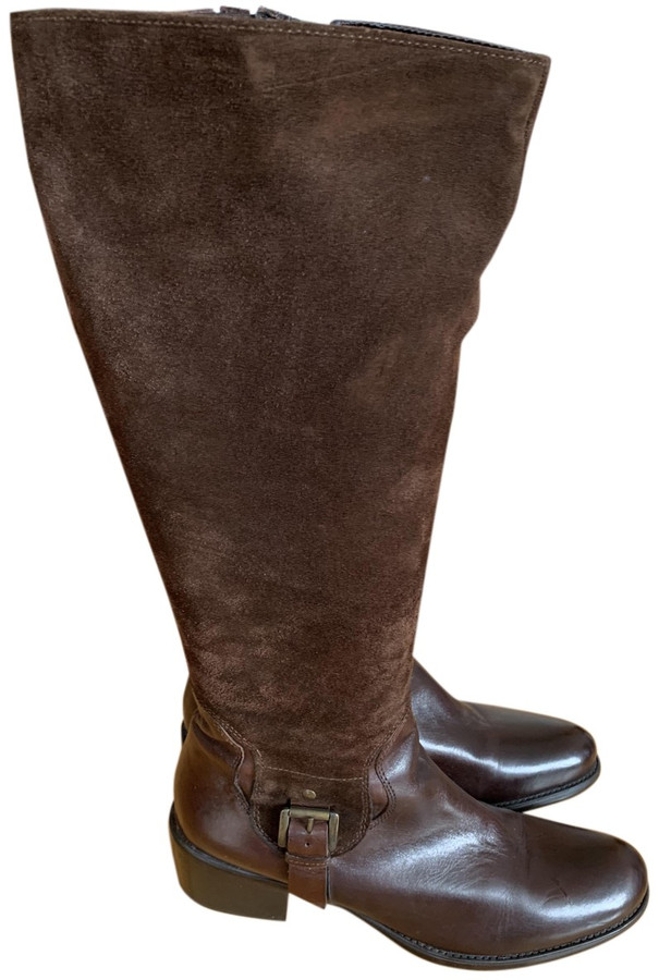 clarks brown riding boots