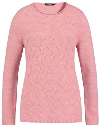 Olsen Textured Cotton Blend Sweater