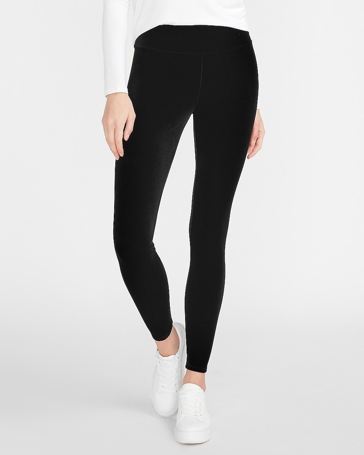 petite black velvet pants