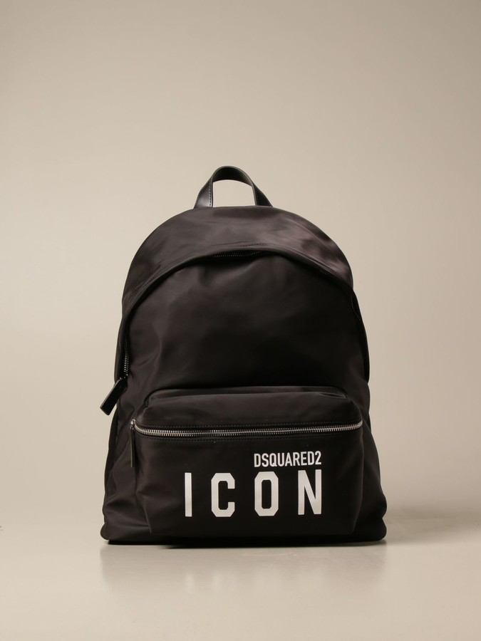 DSQUARED2 Backpack Icon Backpack In Nylon With Logo - ShopStyle