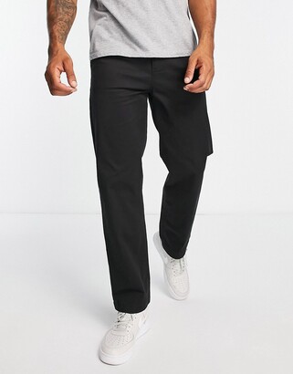 Lee relaxed fit twill chinos in black