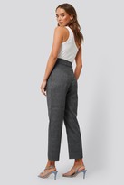 Thumbnail for your product : NA-KD Loose Fit Plaid Cropped Pants