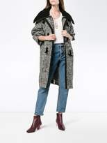 Thumbnail for your product : Chloé stripe oversized cocoon coat