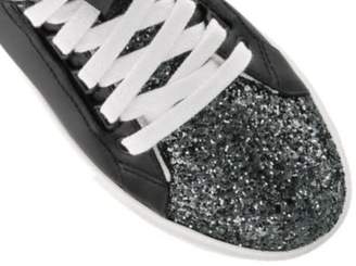 Miu Miu Hi-top Sneakers With Glitter