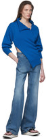 Thumbnail for your product : Marni Blue Look 26 Distressed Knit Sweater