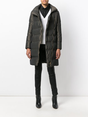Versace zipped down coat
